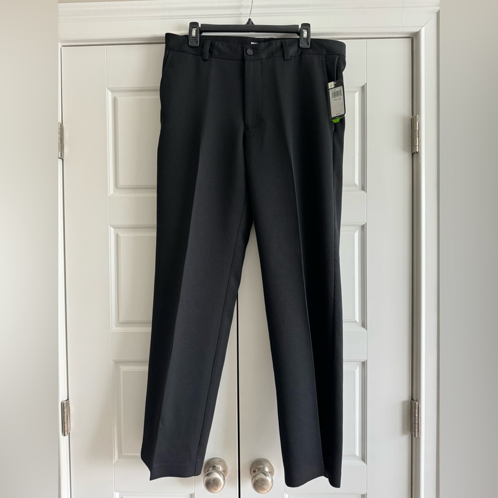 NWT IZOD Performance Pants Black 34x32